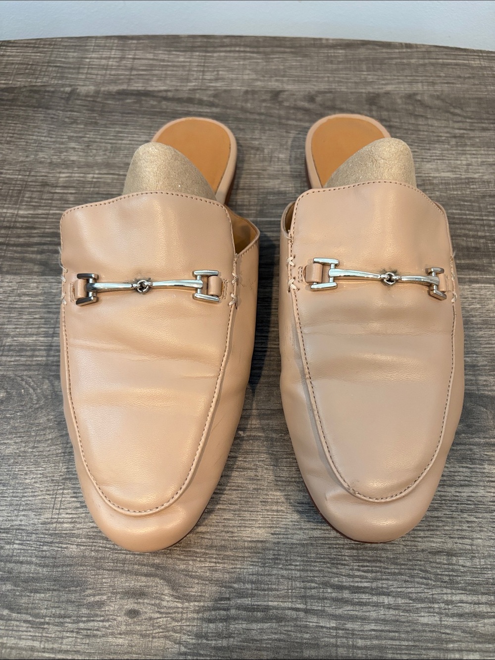 Women’s Jenn Ardor Slip-On Horsebit Loafers in Nude